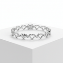 Pulseira Life Corações Life by Vivara - Vista Frontal