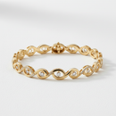 Pulseira Ouro 18k Delicada Vivara - Vista Traseira